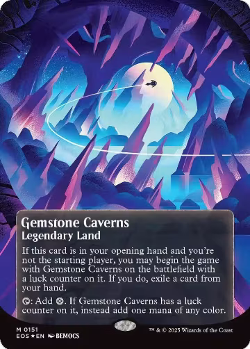 Gemstone Caverns (0151) (Borderless) (Galaxy Foil) (151) — card price