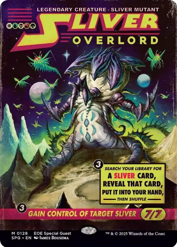 Sliver Overlord (Showcase) (128), Special Guests — Magic card price