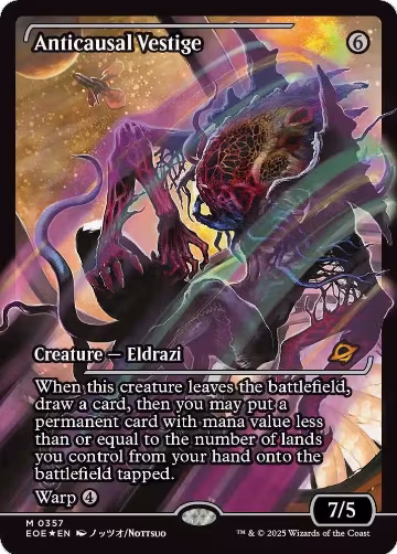 Anticausal Vestige (Showcase) (357), Edge of Eternities — Magic card price