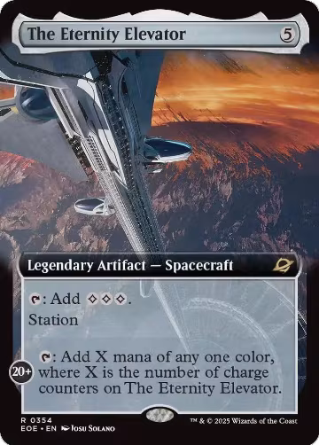 The Eternity Elevator (Extended Art) (354), Edge of Eternities — Magic card price