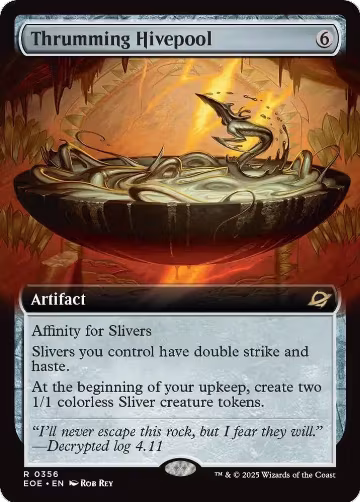 Thrumming Hivepool (Extended Art) (356), Edge of Eternities — Magic card price