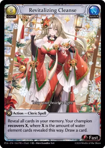 Revitalizing Cleanse (156), Promotional Cards — Grand Archive card price