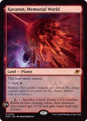 Kavaron, Memorial World (255), Edge of Eternities — Magic card price