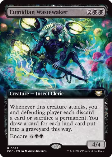 Eumidian Wastewaker (Extended Art) (28), Commander: Edge of Eternities — Magic card price