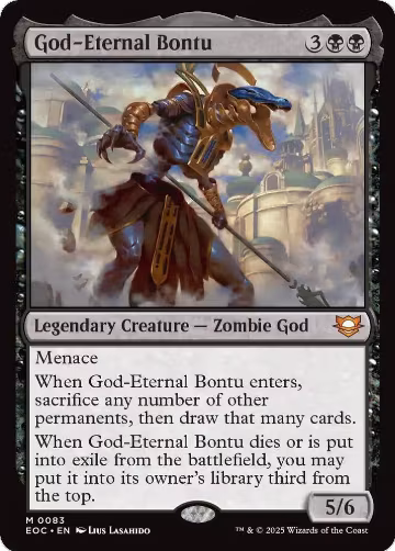 God-Eternal Bontu (83), Commander: Edge of Eternities — Magic card price
