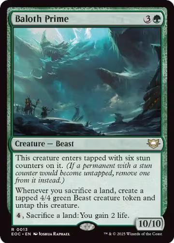 Baloth Prime (13), Commander: Edge of Eternities — Magic card price
