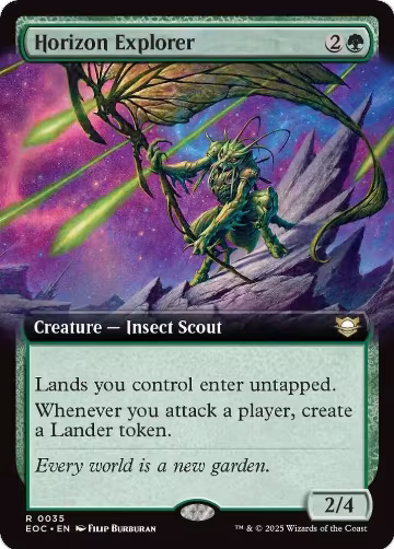 Horizon Explorer (Extended Art) (35), Commander: Edge of Eternities — Magic card price