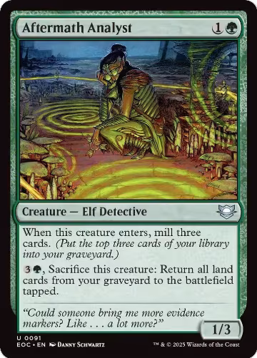 Aftermath Analyst (91), Commander: Edge of Eternities — Magic card price