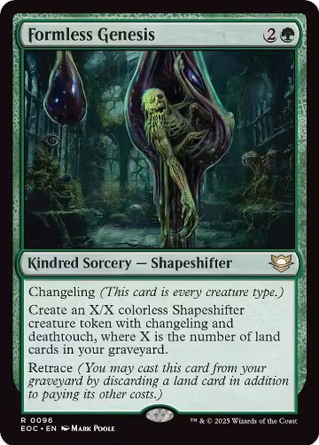 Formless Genesis (96), Commander: Edge of Eternities — Magic card price