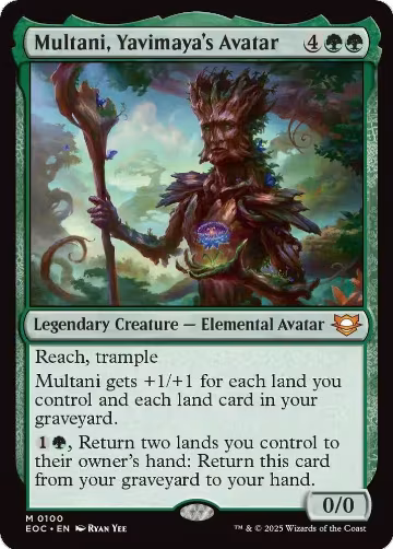 Multani, Yavimaya's Avatar (100), Commander: Edge of Eternities — Magic card price