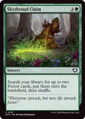 Skyshroud Claim (107), Commander: Edge of Eternities — Magic card price