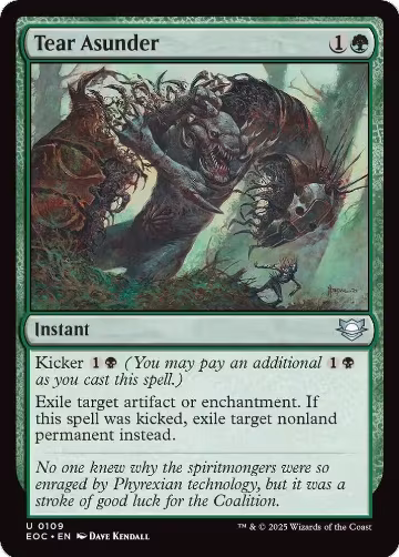Tear Asunder (109), Commander: Edge of Eternities — Magic card price