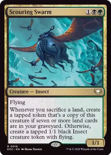 Scouring Swarm (16), Commander: Edge of Eternities — Magic card price