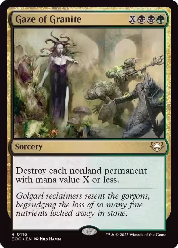 Gaze of Granite (116), Commander: Edge of Eternities — Magic card price