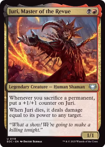 Juri, Master of the Revue (119), Commander: Edge of Eternities — Magic card price