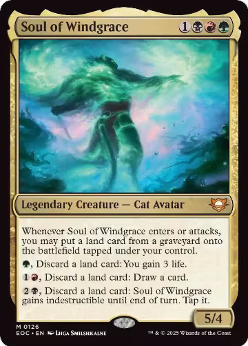 Soul of Windgrace (126), Commander: Edge of Eternities — Magic card price