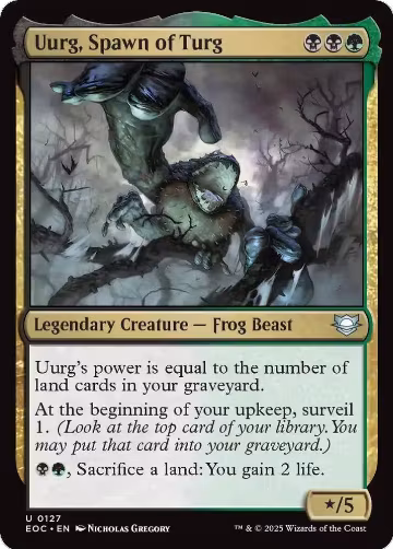 Uurg, Spawn of Turg (127), Commander: Edge of Eternities — Magic card price