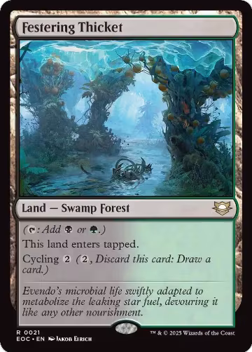 Festering Thicket (21), Commander: Edge of Eternities — Magic card price