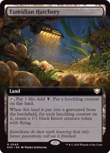 Eumidian Hatchery (Extended Art) (40), Commander: Edge of Eternities — Magic card price
