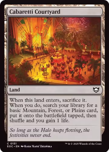 Cabaretti Courtyard (151), Commander: Edge of Eternities — Magic card price