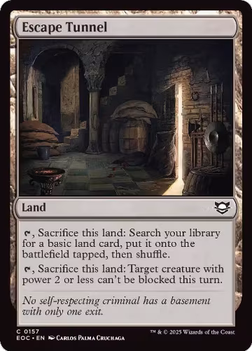Escape Tunnel (157), Commander: Edge of Eternities — Magic card price