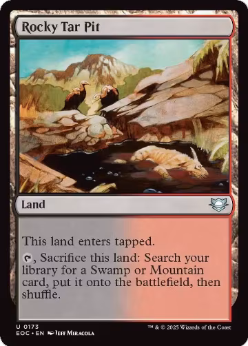 Rocky Tar Pit (173), Commander: Edge of Eternities — Magic card price