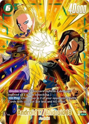 Android 17/Android 18 (1st Anniversary Set) (FB01-078), Fusion World Promotion Cards and Packs — DB Fusion card price