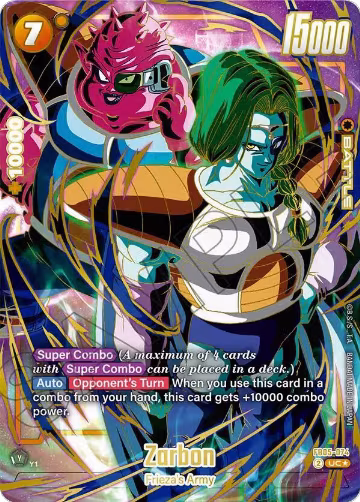 Zarbon (1st Anniversary Set) (FB05-074), Fusion World Promotion Cards and Packs — DB Fusion card price