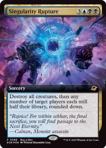 Singularity Rupture (Extended Art) (398), Buy-A-Box Promos — Magic card price