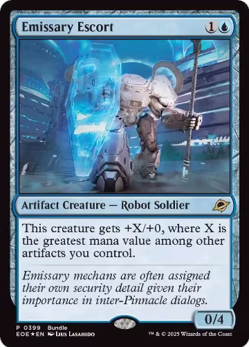 Emissary Escort (EOE Bundle) (399), Unique and Miscellaneous Promos — Magic card price