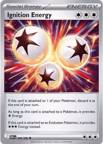 Ignition Energy (086/086), White Flare — Pokémon card price