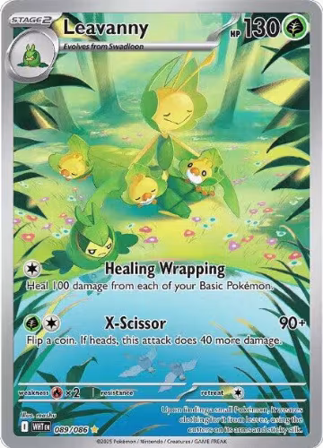 Leavanny - 089/086 (089/086), White Flare — Pokémon card price