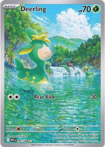 Deerling - 091/086 (091/086), White Flare — Pokémon card price