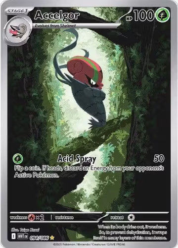 Accelgor - 094/086 (094/086), White Flare — Pokémon card price