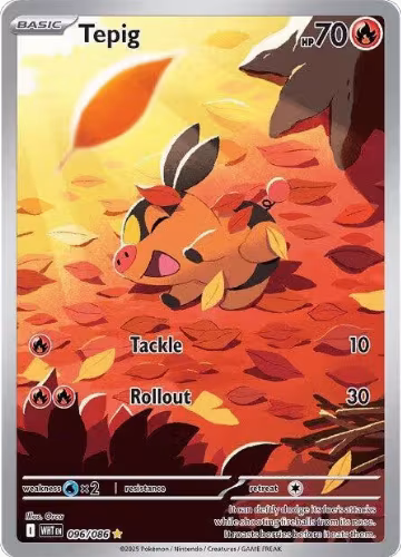 Tepig - 096/086 (096/086), White Flare — Pokémon card price