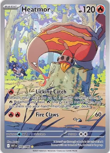 Heatmor - 104/086 (104/086), White Flare — Pokémon card price