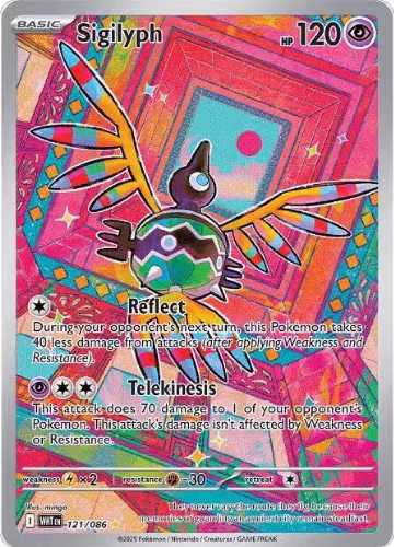 Sigilyph - 121/086 (121/086), White Flare — Pokémon card price