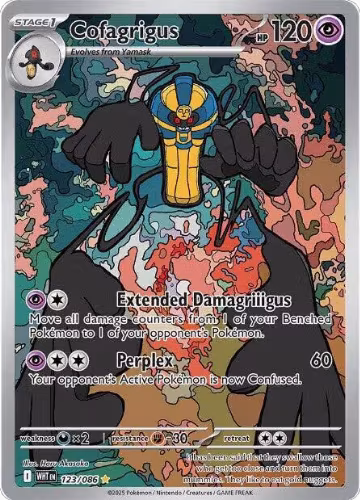 Cofagrigus - 123/086 (123/086), White Flare — Pokémon card price