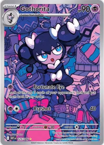 Gothorita - 125/086 (125/086), White Flare — Pokémon card price