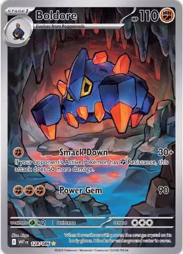 Boldore - 128/086 (128/086), White Flare — Pokémon card price