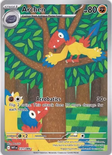 Archen - 131/086 (131/086), White Flare — Pokémon card price