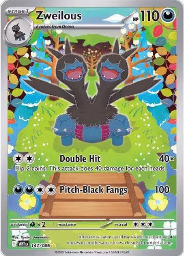 Zweilous - 147/086 (147/086), White Flare — Pokémon card price