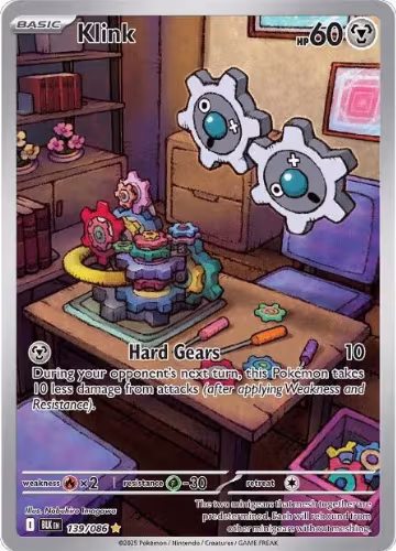 Klink - 139/086 (139/086), Black Bolt — Pokémon card price