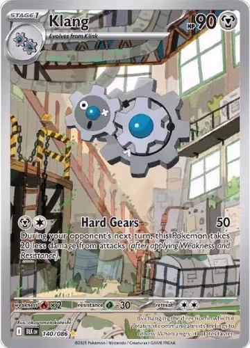 Klang - 140/086 (140/086), Black Bolt — Pokémon card price