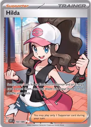 Hilda - 164/086 (164/086), White Flare — Pokémon card price