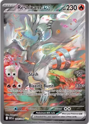 Reshiram ex - 166/086 (166/086) — card price