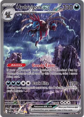 Hydreigon ex - 169/086 (169/086), White Flare — Pokémon card price