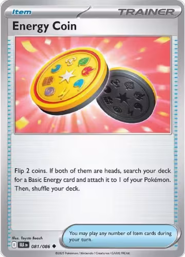 Energy Coin (081/086), Black Bolt — Pokémon card price
