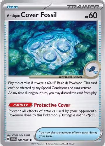 Antique Cover Fossil (080/086), Black Bolt — Pokémon card price