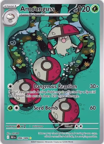 Amoonguss - 096/086 (096/086), Black Bolt — Pokémon card price